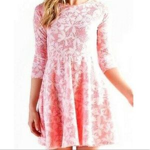 Francesca’s Floral Fit and Flare Dress